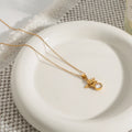 Guardian Angel Crystal Pendant Necklace