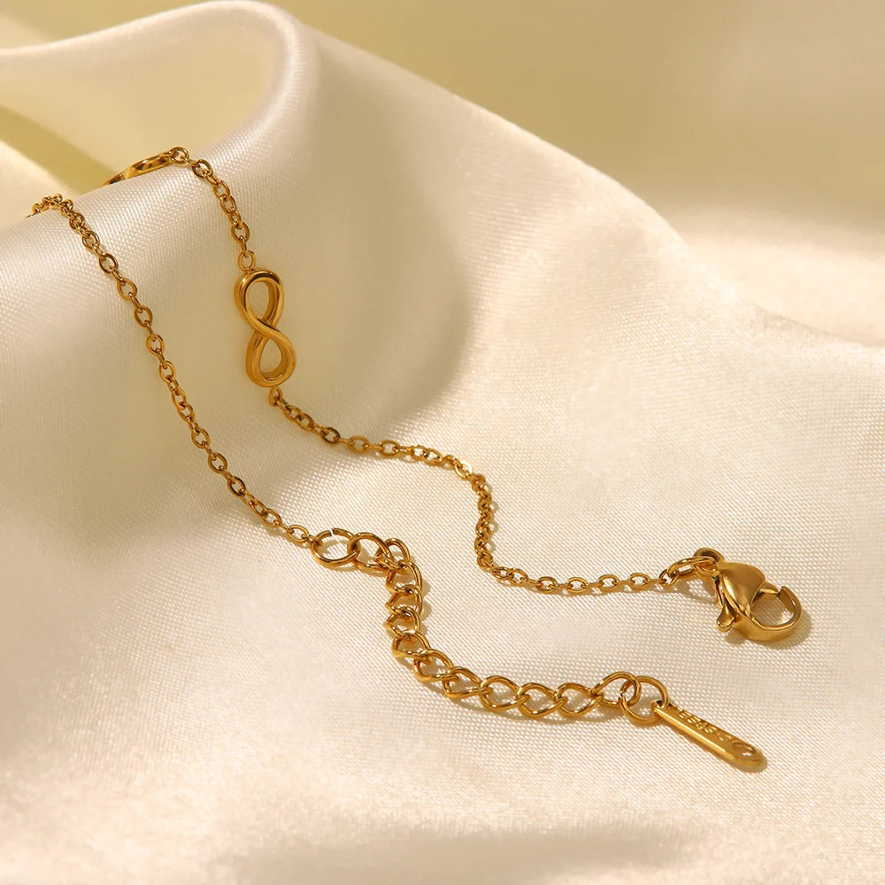 Gold Multi-Infinity Charm Bracelet