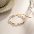 Aurelia Pearl Beaded Chain Bracelet