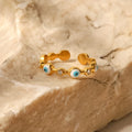Evil Eye adjustable ring